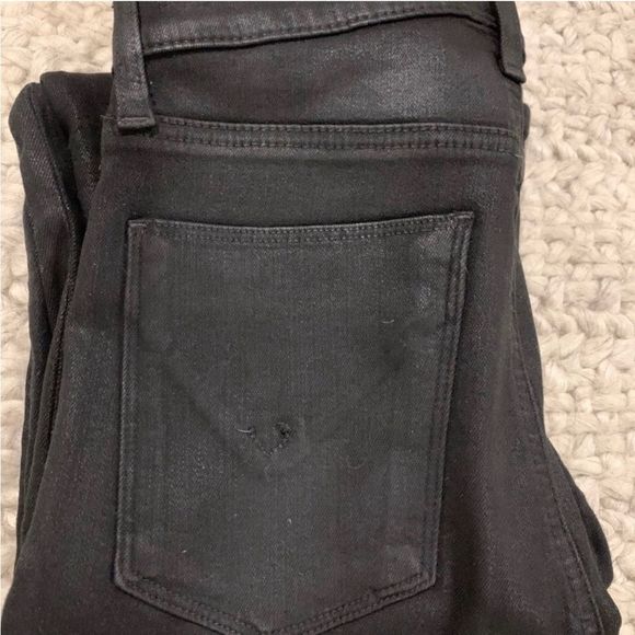 Hudson Womens Barbara High Waist Super Skinny Black Jeans - Picture 7 of 7